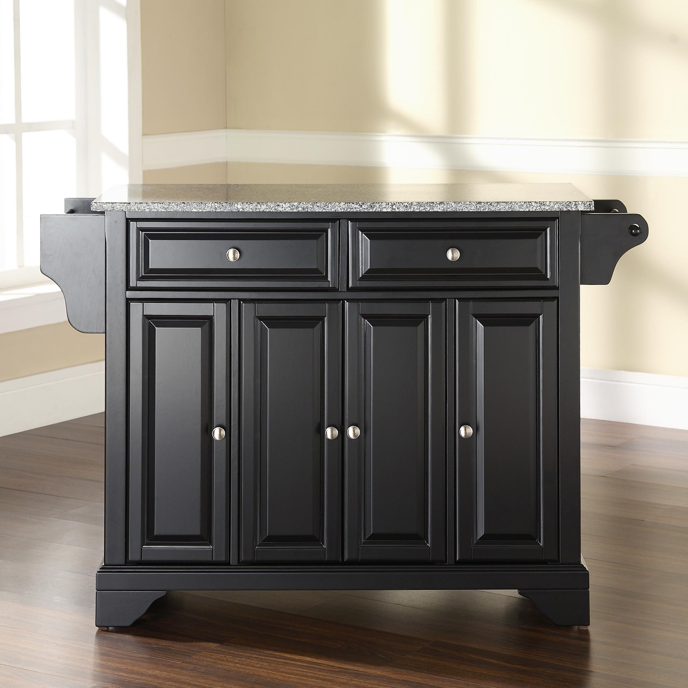 Crosley LaFayette Kitchen Island with Granite Top