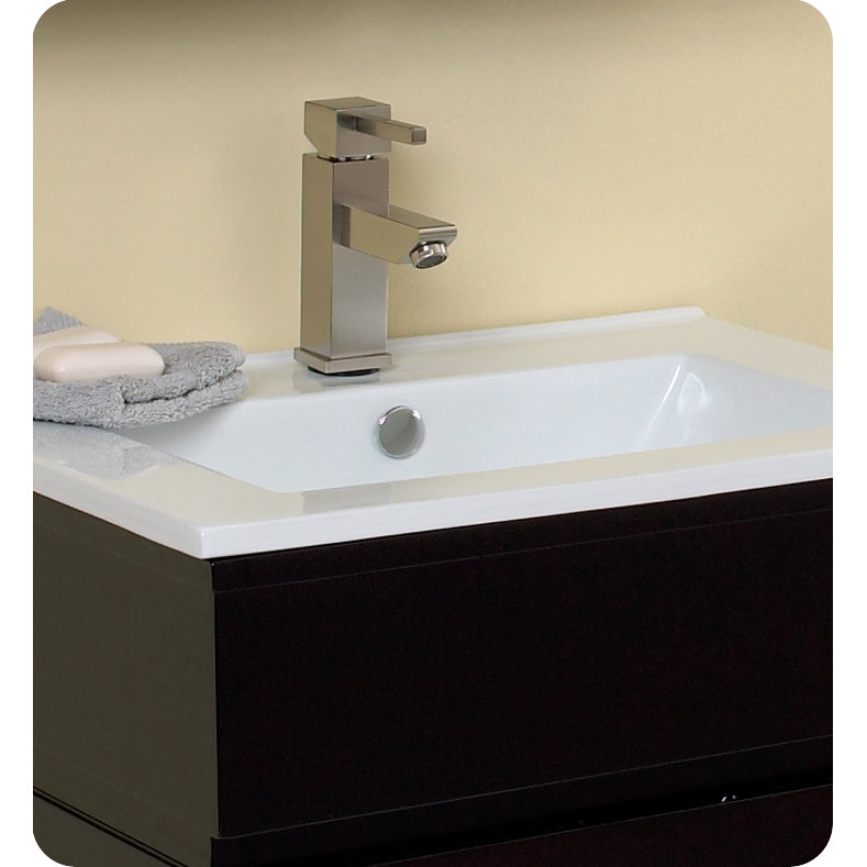 Fresca Stella 24" Single Amato Modern Bathroom Vanity Set with Mirror