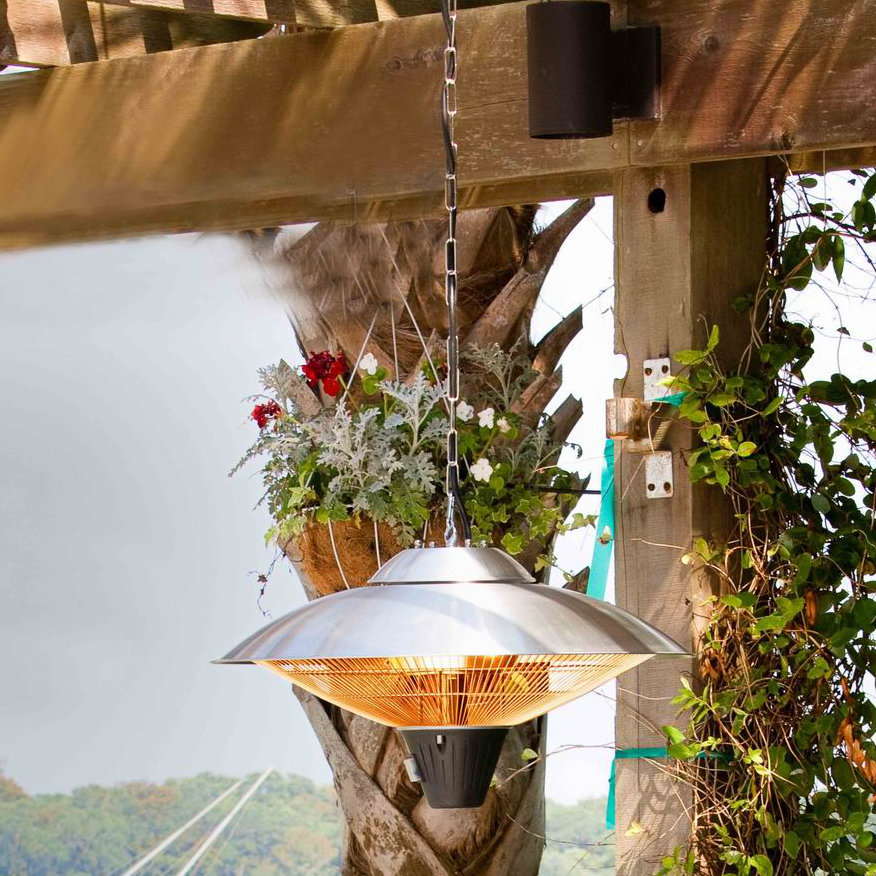 Az Patio Heaters Hanging Electric Heater Reviews Wayfair Az Patio Heaters Hanging Electric Heater