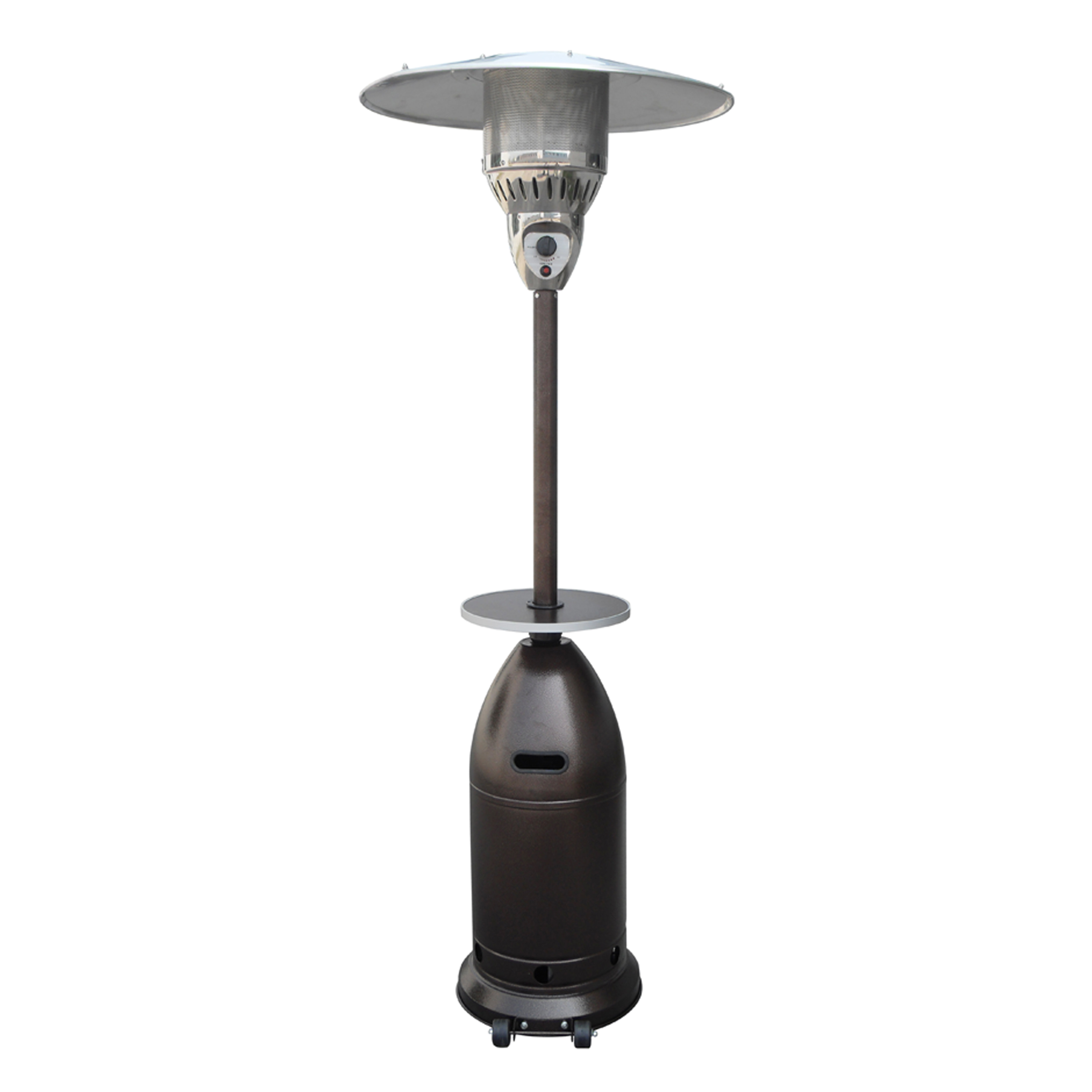 Az Patio Heaters Tall Tapered Propane Heater With Table Az Patio Heaters Tall Tapered Propane Heater With Table